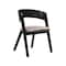 Armen Living Venus and Jackie 5 Piece Black Marble Round Dining Set SETVEDIBLK5E - alternate 7